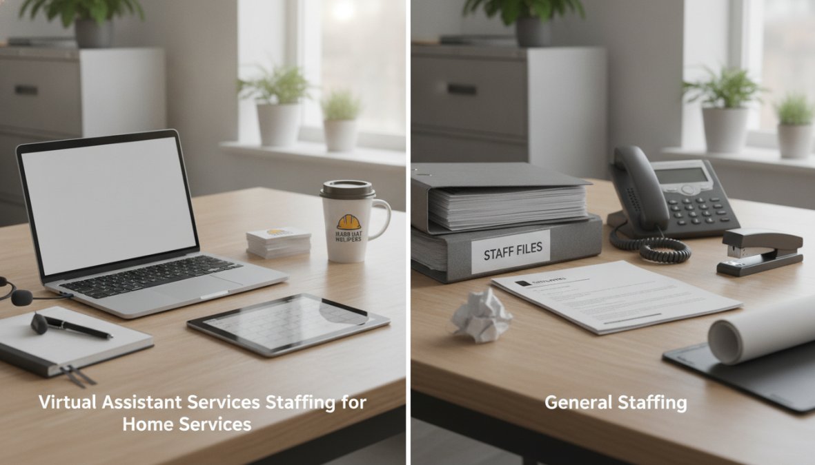 Virtual Assistant Services vs General Staffing for Home Services